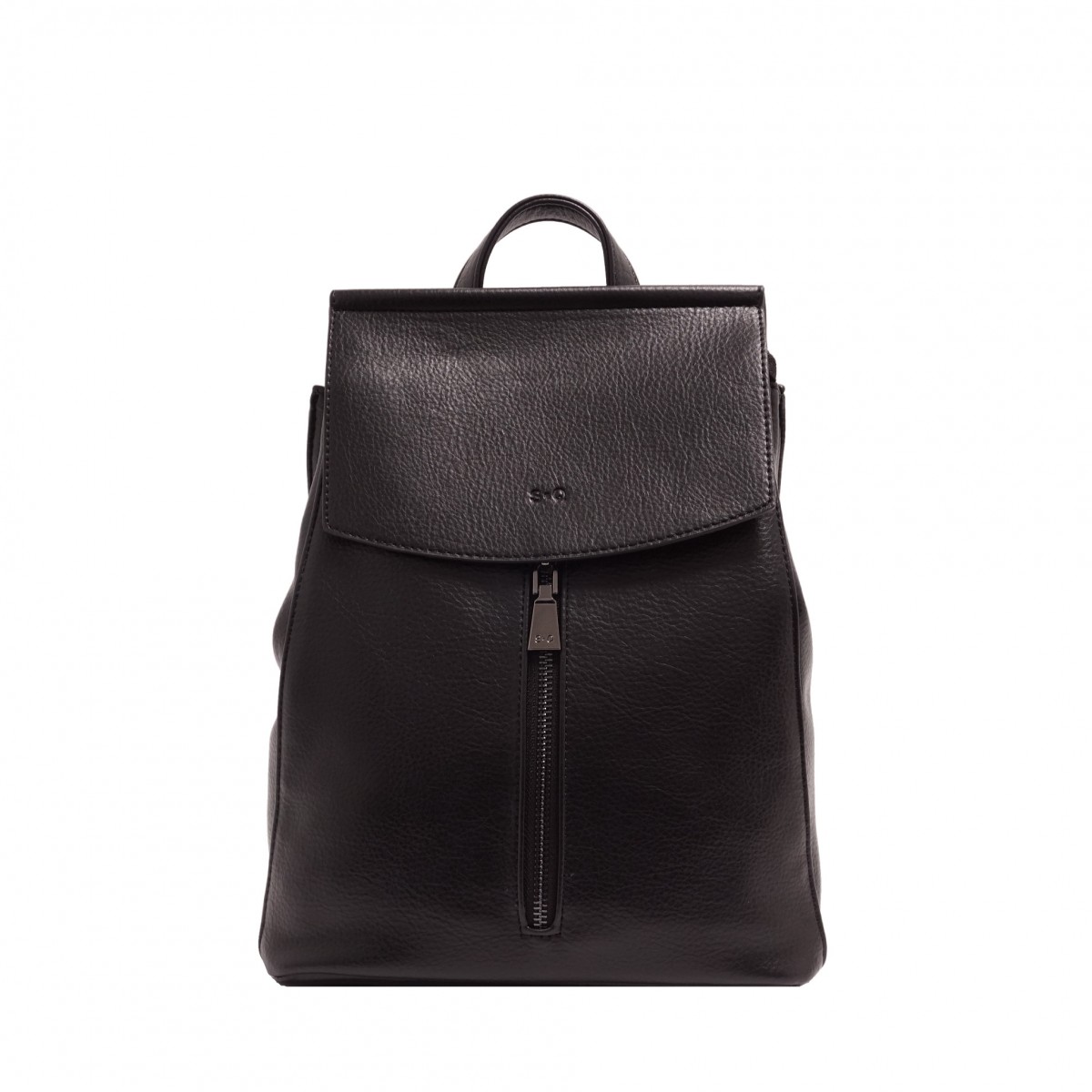 Chloe Convertible Backpack - Black Pebble